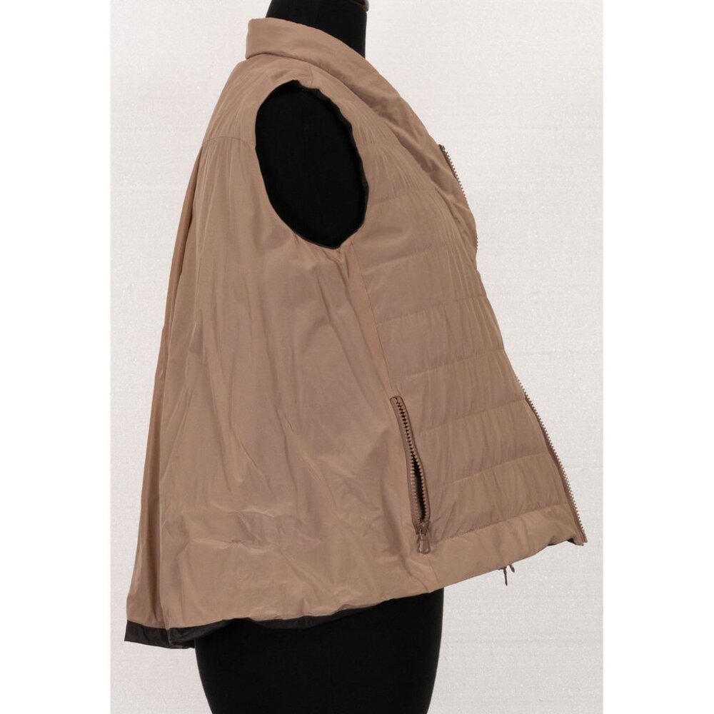 Brunello Cucinelli Beige Quilted Down Vest - Picture 5 of 8